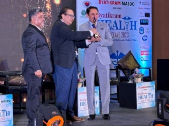 Healthcare Excellence Award at the Bytikkram Health Conclave in Guwahati held at the Vivanta