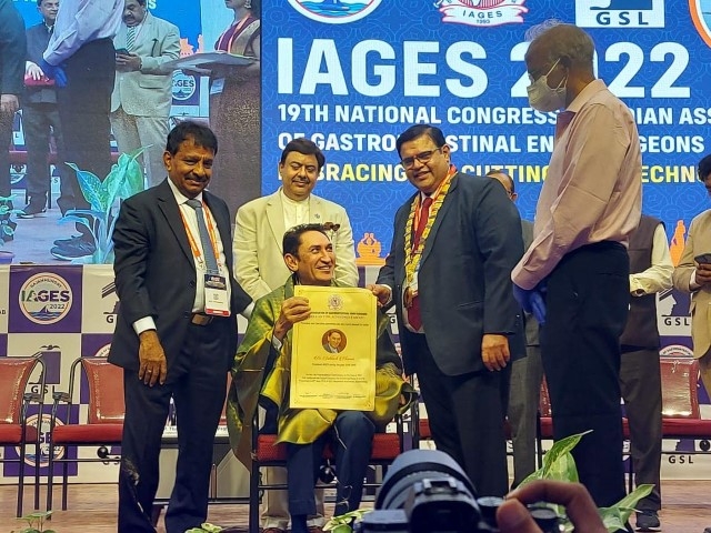 lifetime achievement Award at Rajahmundray