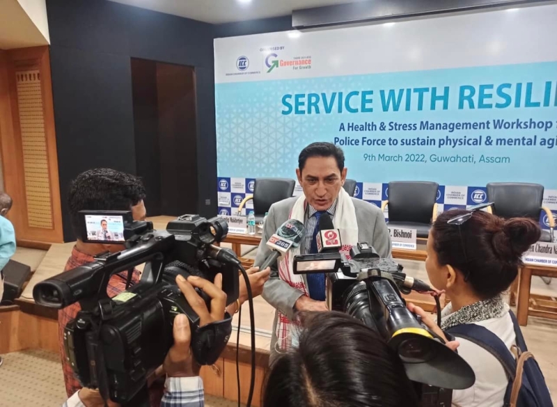 a one day workshop and panel on the topic “Service with Resilience “ by  Indian chamber of Commerce