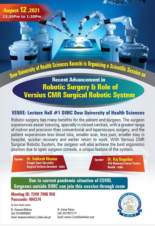 Talk and introduction of the new Robot to the SIUT university Pakistan