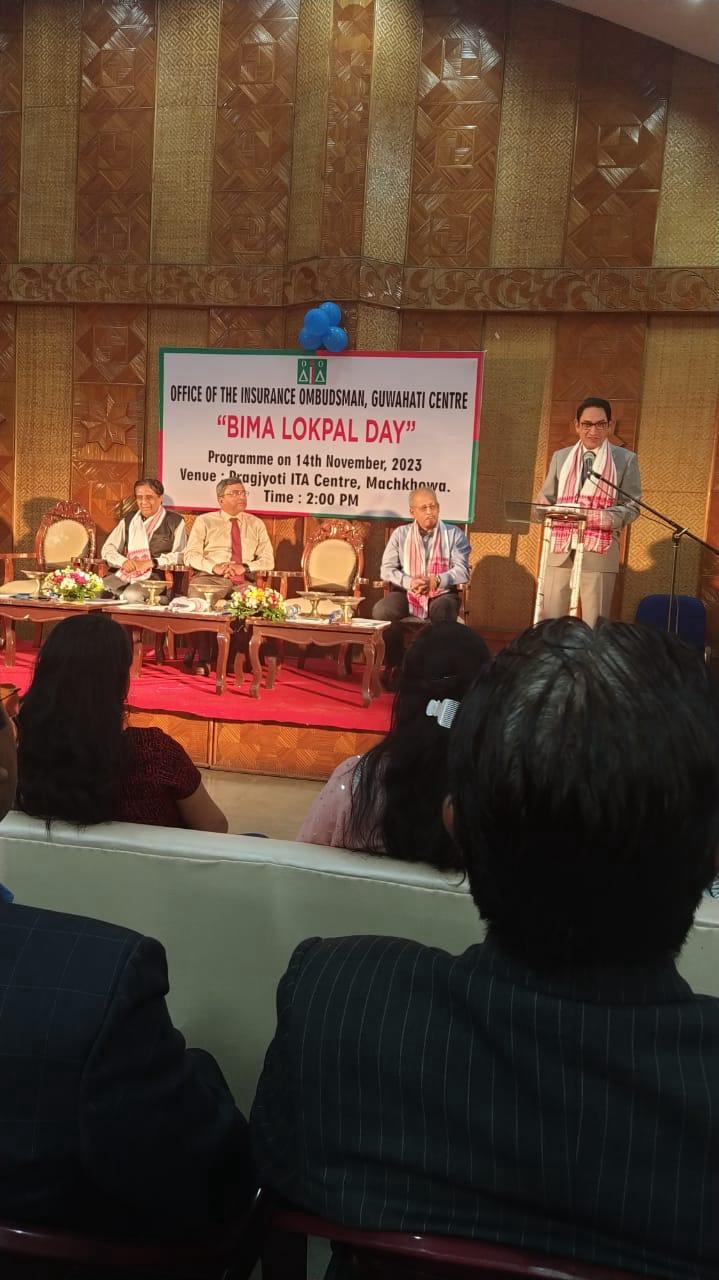 Guest of Honour at the “Insurance Ombudsman day” the 14 November at Maxhkhowa cultural complex.
