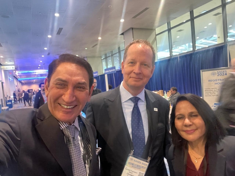 Presented pioneering work in endoscopic surgery for scrotal diseases and also results of Robotic Fundoplication at the esteemed Society of American Gastrointestinal and Endoscopic Surgery(SAGES) meeting at Cleveland.